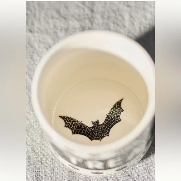 Anthropologie Halloween mug! The Bistro Tile  Stoneware Mug - Halloween edition! - Picture 6 of 10